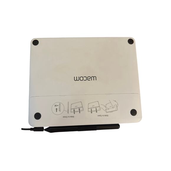 Wacom Intuos Draw CTL490 Digital Drawing Graphics Tablet Artist Pen White + USB - Picture 3 of 3